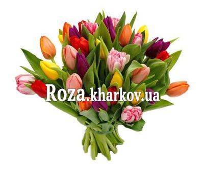 Букет из тюльпанов