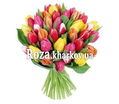 Букет из тюльпанов