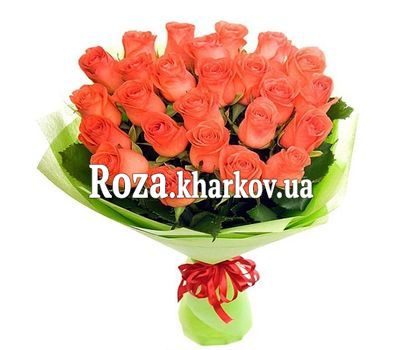 Букет оранжевых роз