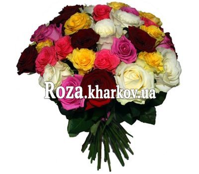 Букет разноцветных роз Букет разноцветных роз