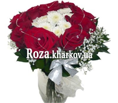 Букет в форме сердца