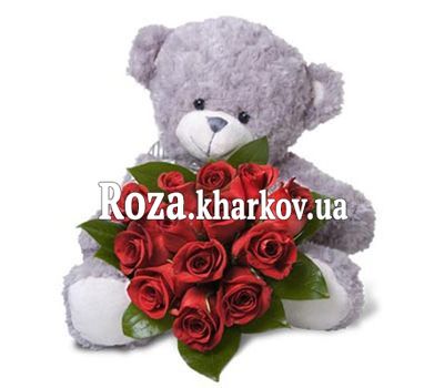 Букет в форме сердца