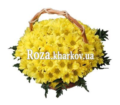 Chrysanthemum Flower Basket