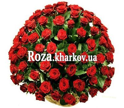 Корзина из роз