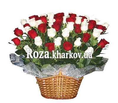 Basket of roses Basket of roses