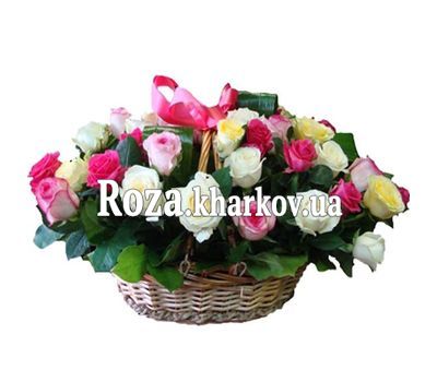 Basket of roses