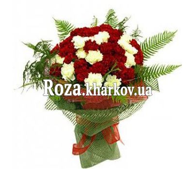 Красивый букет из гвоздик