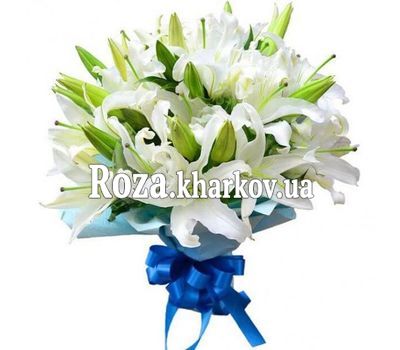 Красивый букет лилий