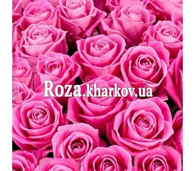 Розовые розы поштучно