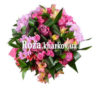 Яскравий букет квітів Яскравий букет квітів