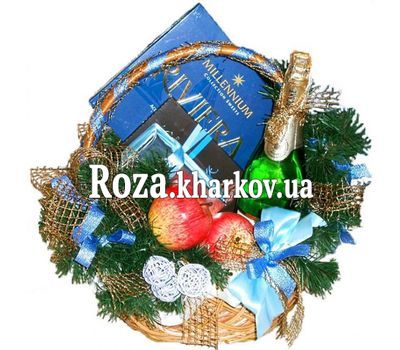 Новорічна подарункова корзина №1