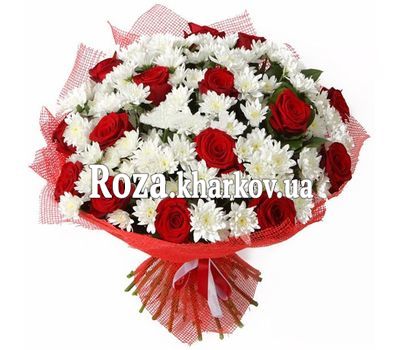 Троянди і хризантеми Троянди і хризантеми