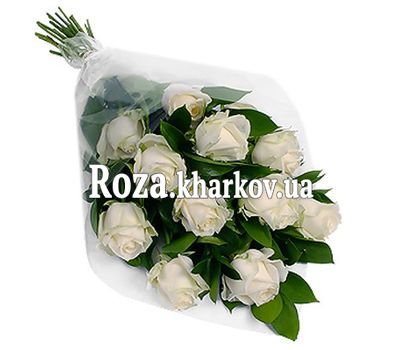 Букет із білих троянд